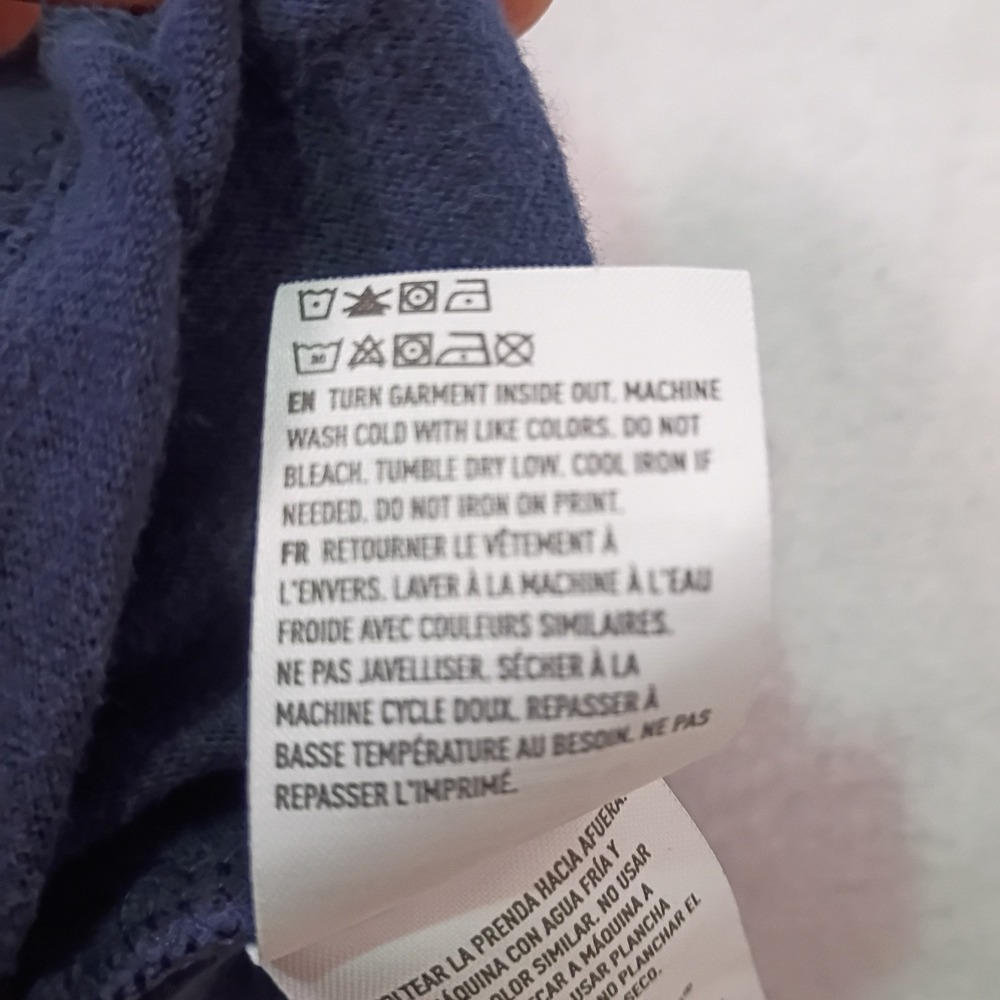 American Eagle Mens Navy Blue Super Soft Logo Graphic Hoodie Sweatshirt Large - Picture 9 of 13